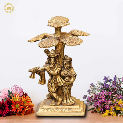 Brass Radha Krishna Idol Mytrendzcart