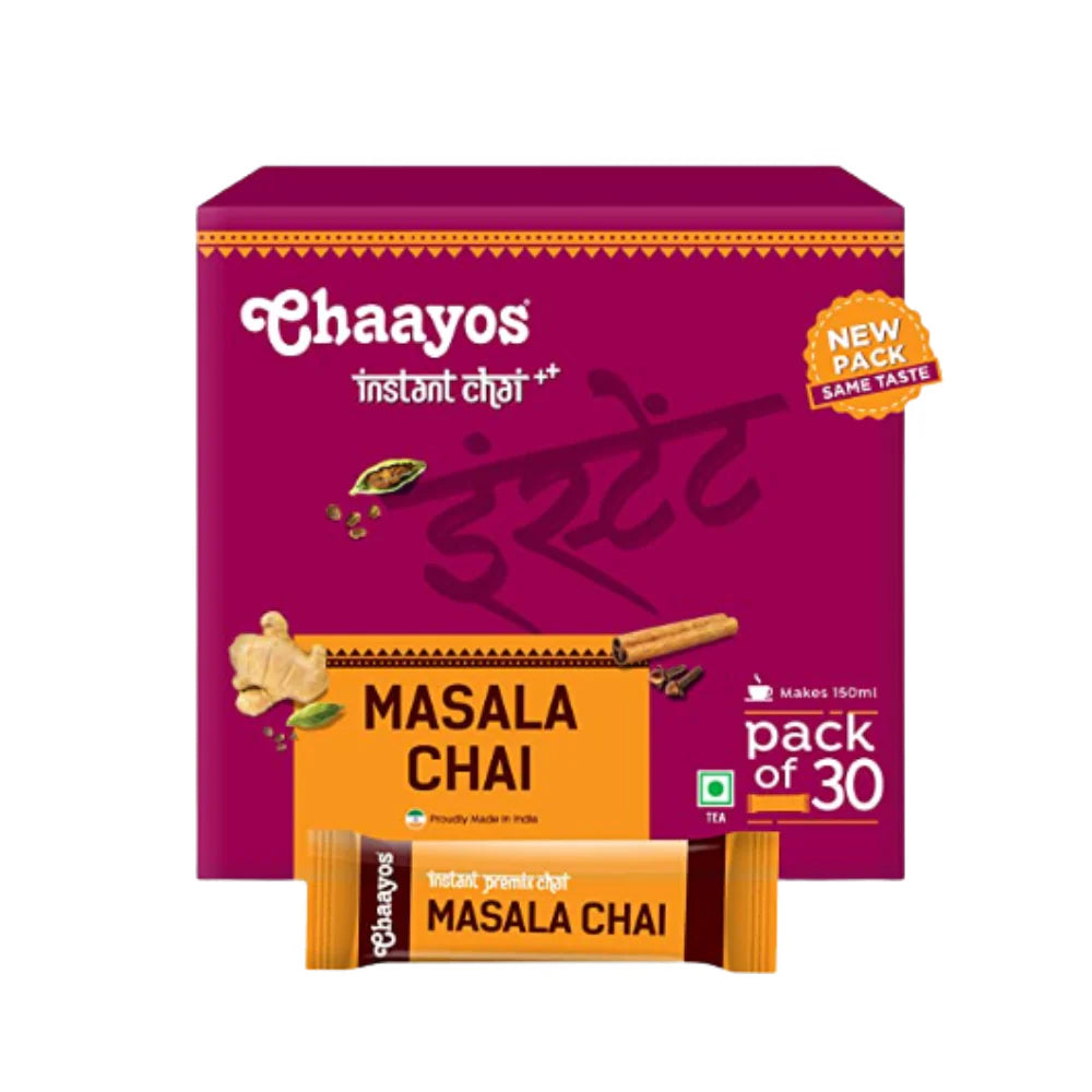 Chaayos Instant Tea Premix Masala Chai Sachets -30 Sachets Mytrendzcart