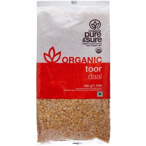 Pure & Sure Organic Toor Dal -500 gm Mytrendzcart