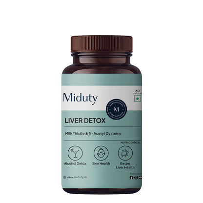 Miduty by Palak Notes Liver Detox Capsules -60 Caps Mytrendzcart