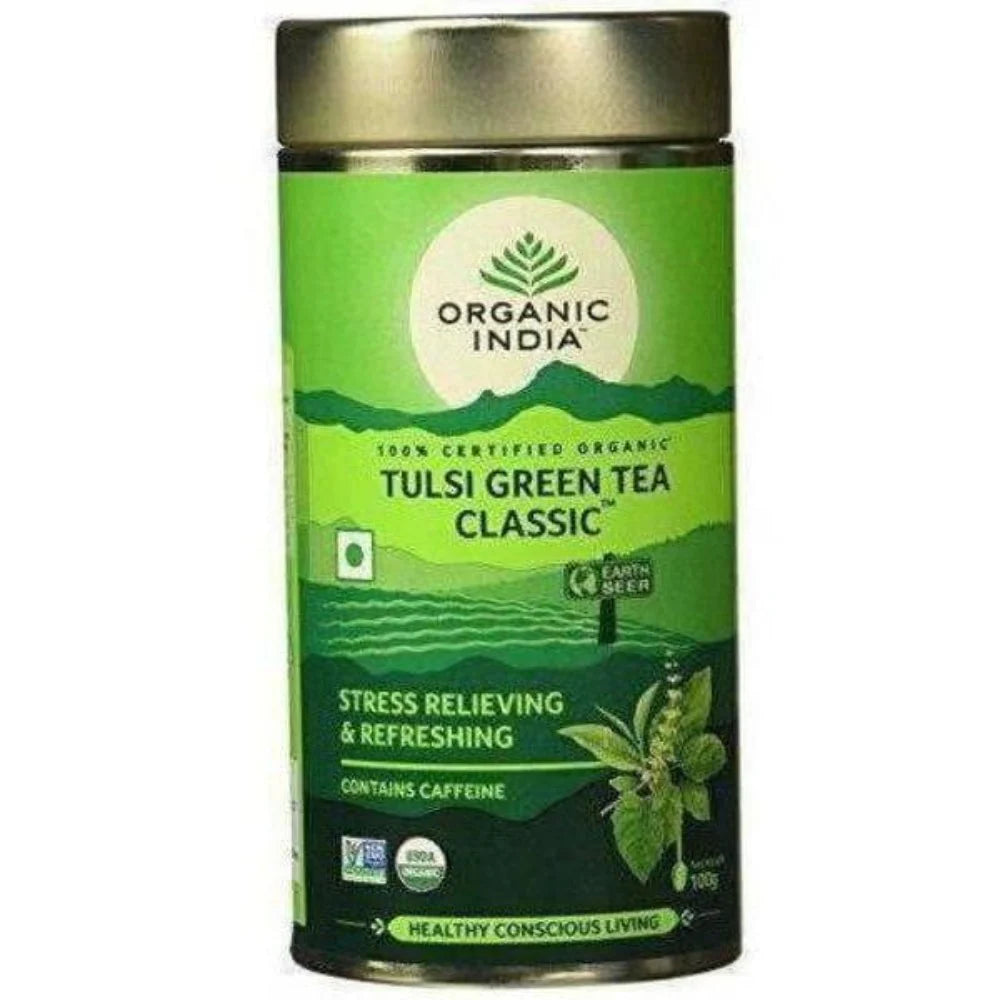 Organic India The Tulsi Green Tea 100gm Mytrendzcart