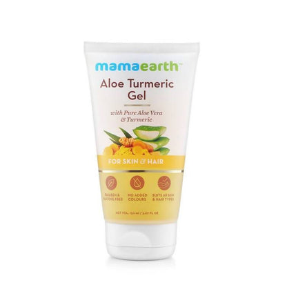 Mamaearth Aloe Turmeric Gel For Skin & Hair -150 ml Mytrendzcart