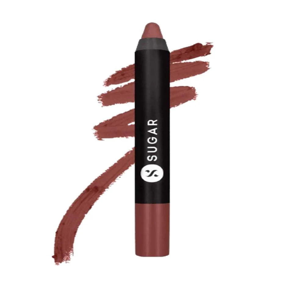 Sugar Matte As Hell Crayon Lipstick - Buffy Summers (Mid-tone Warm Nude) Mytrendzcart