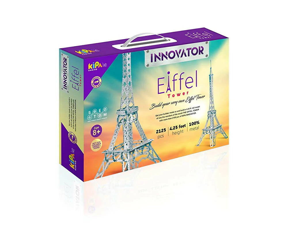 Kipa Innovator - Eiffel Tower 2125 Pieces - 1 DIY, Educational, Learning, Stem, Building and Construction Toys +5 Years Mytrendzcart