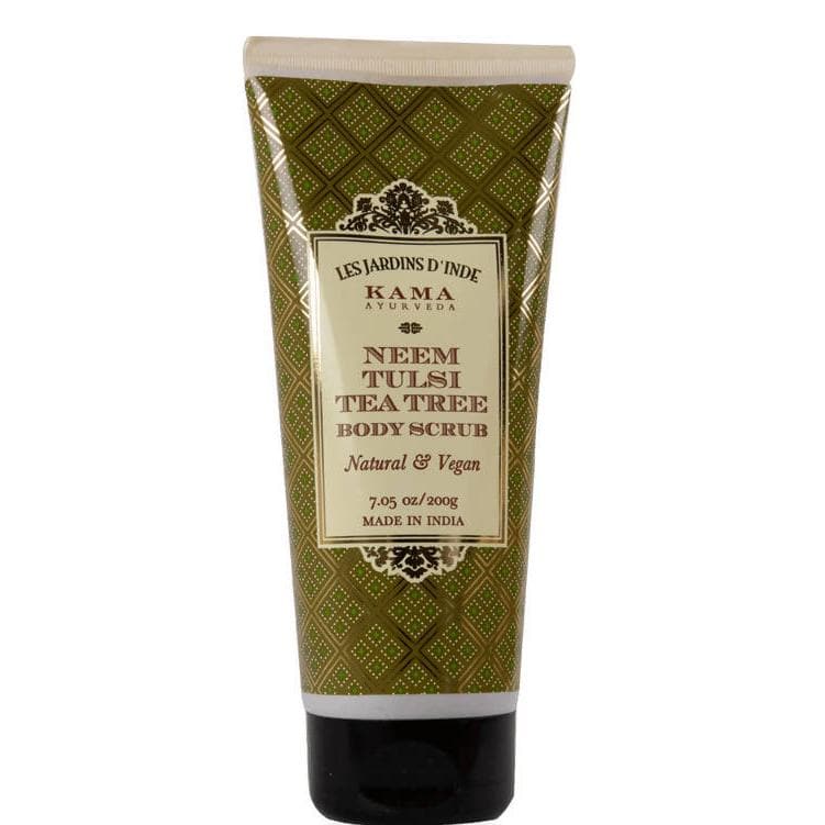 Kama Ayurveda Neem Tulsi Tea Tree Body Scrub 200gm -200 gm Mytrendzcart