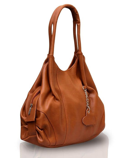 Fostelo Women's Vegan Leather Style Diva Handbags Shoulder Hobo Bag Ladies Purse (Large) - Mytrendzcart