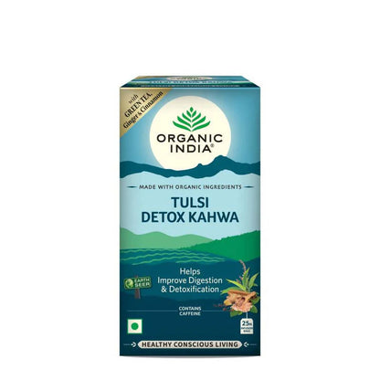 Organic India Tulsi Detox Kahwa -25 Tea Bags Mytrendzcart