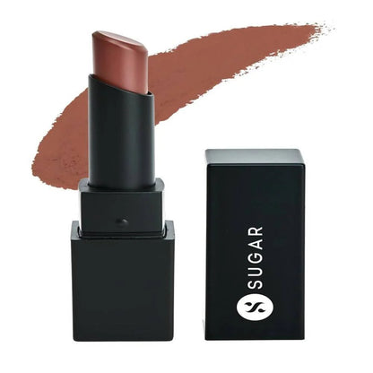 Sugar Nothing Else Matter Longwear Lipstick - Beige Turner (Nude Brown, Peach Brown) -3.2 gm Mytrendzcart