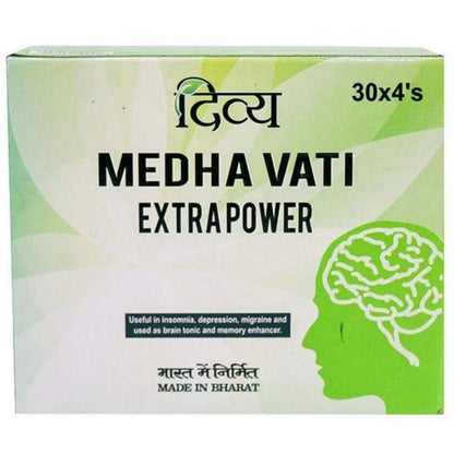 Patanjali Divya Medha Vati Extra Power -120 tabs - Pack of 1 Mytrendzcart