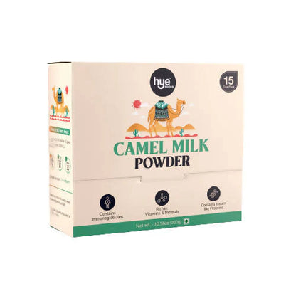 Hye Foods Camel Milk Powder Sachets -Pack Of 15 Mytrendzcart