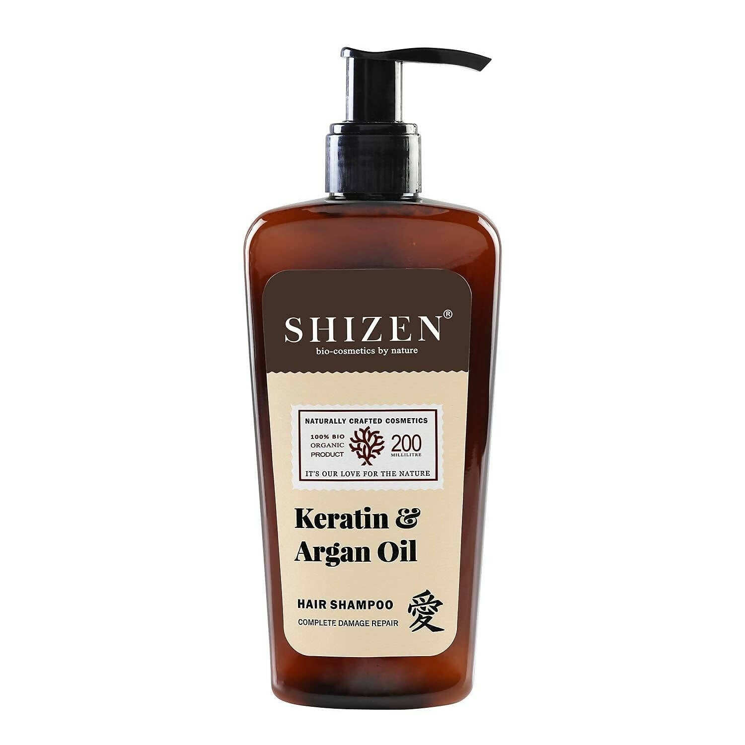 Shizen Bio-Cosmetics By Nature Keratin Argan Hair Shampoo - Mytrendzcart