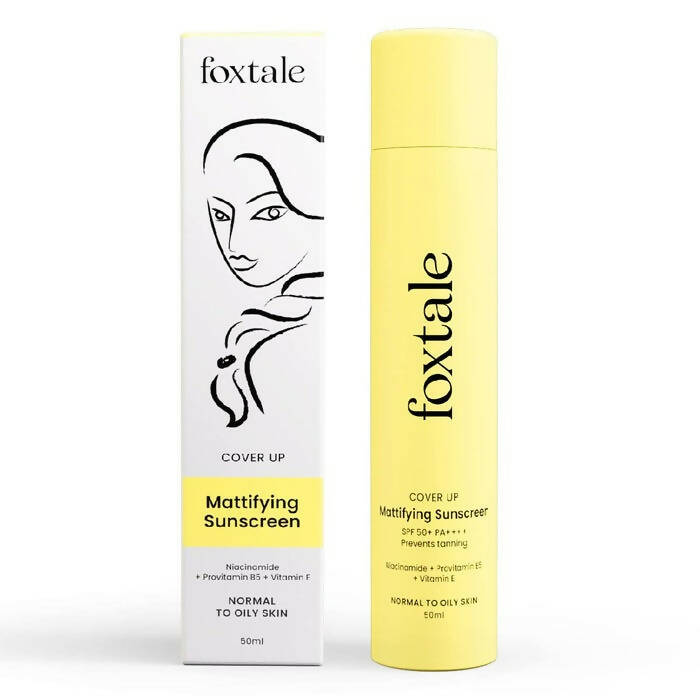 Foxtale Coverup Mattifying Sunscreen Spf 50+ Pa+++ - Mytrendzcart