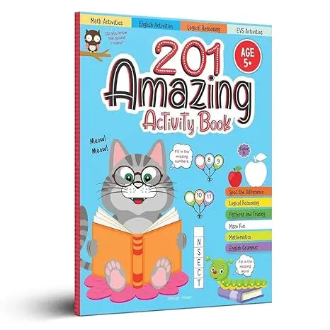 201 Amazing Activity Book - Fun Activities and Puzzles For Children: Spot The Difference, Logical Reasoning, Patterns & Tracing - Mytrendzcart