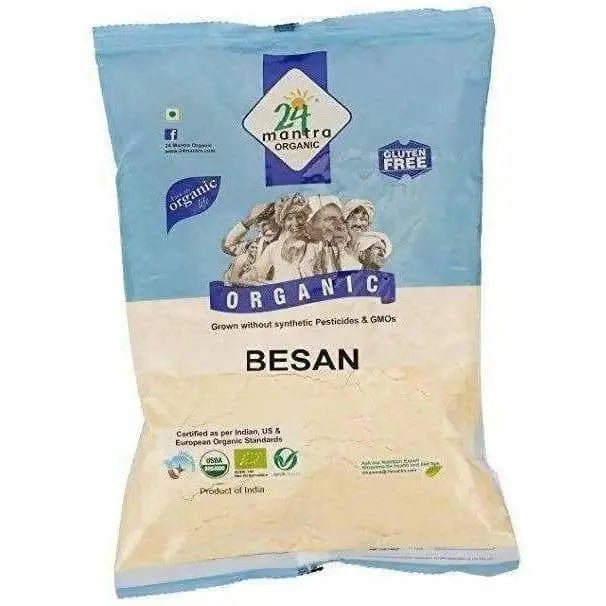 24 Mantra Organic Besan -500 gm - Mytrendzcart