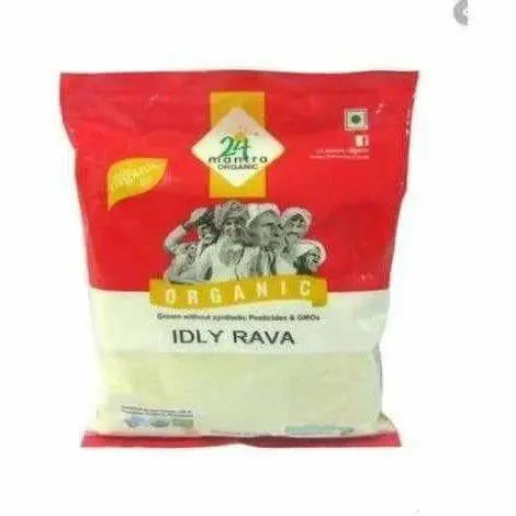 24 Mantra Organic Idly Rava -500 gm - Mytrendzcart