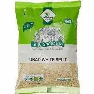 24 Mantra Organic Urad,White Split -500 gm - Mytrendzcart