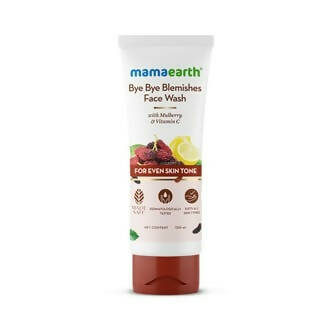 Mamaearth Bye Bye Blemishes Face Wash With Mulberry & Vitamin C For Even Skin Tone - Mytrendzcart