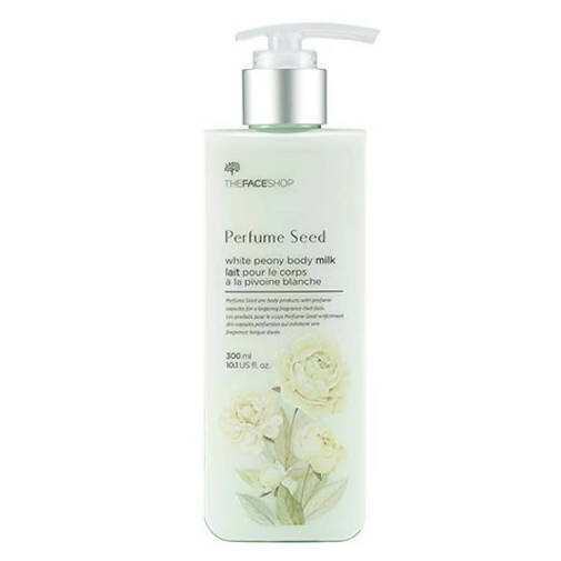 The Face Shop Perfume Seed White Peony Body Milk - Korean Skincare - Mytrendzcart