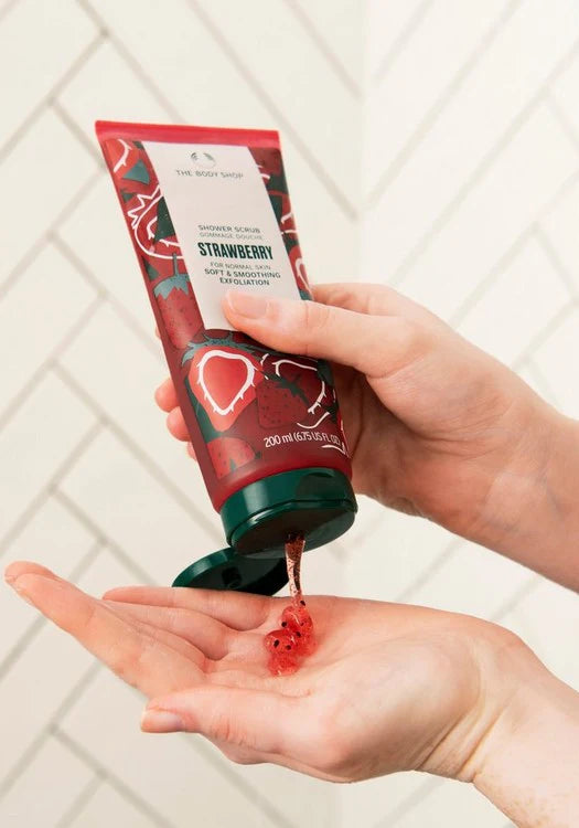 The Body Shop Strawberry Softening Body Polish Scrub -200 ml Mytrendzcart