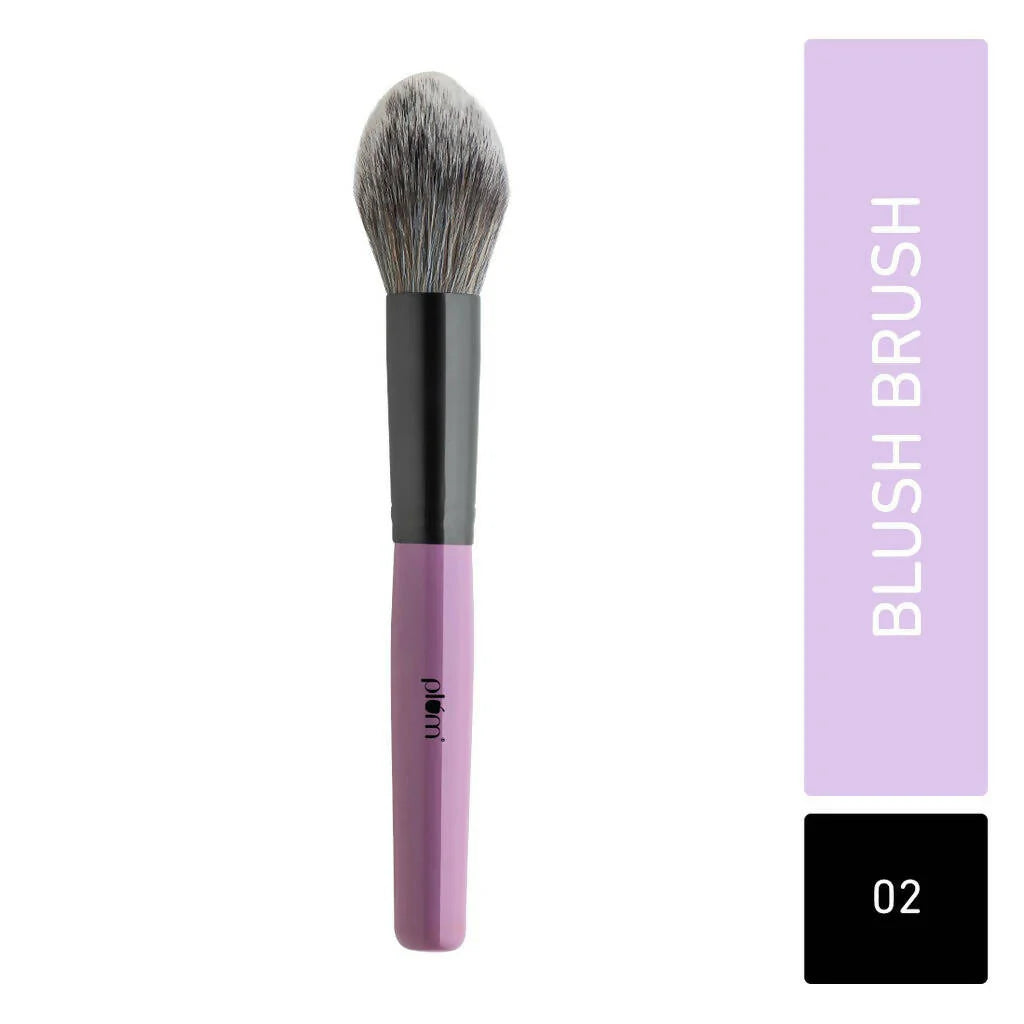 Plum Soft Blend Blush Brush Easy Pick-up 02 Mytrendzcart