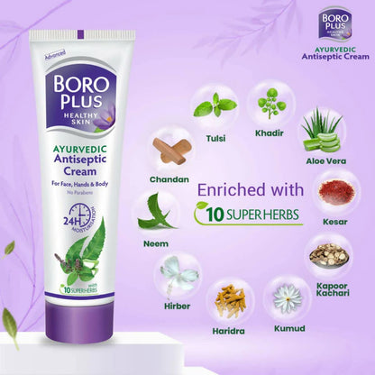 BoroPlus Ayurvedic Antiseptic Moisturisation Cream for Face, Hand & Body -120 ml Mytrendzcart