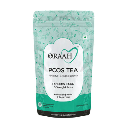 Oraah PCOS PCOD Care Combo (Spearmint Tea, Hair Removal Cream & Intimate Wipes) -Combo Mytrendzcart