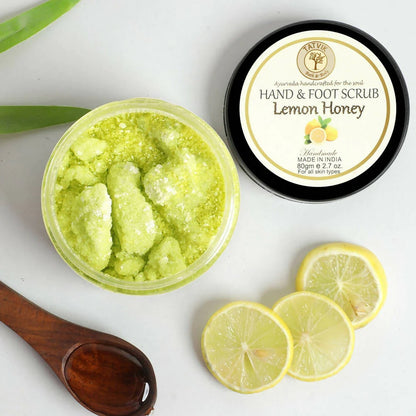 Tatvik Ayurveda Hand & Foot Scrub- Lemon Honey -80 gm Mytrendzcart