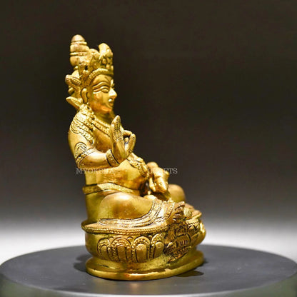 Brass Kubera - Lord of Wealth and Prosperity Mytrendzcart