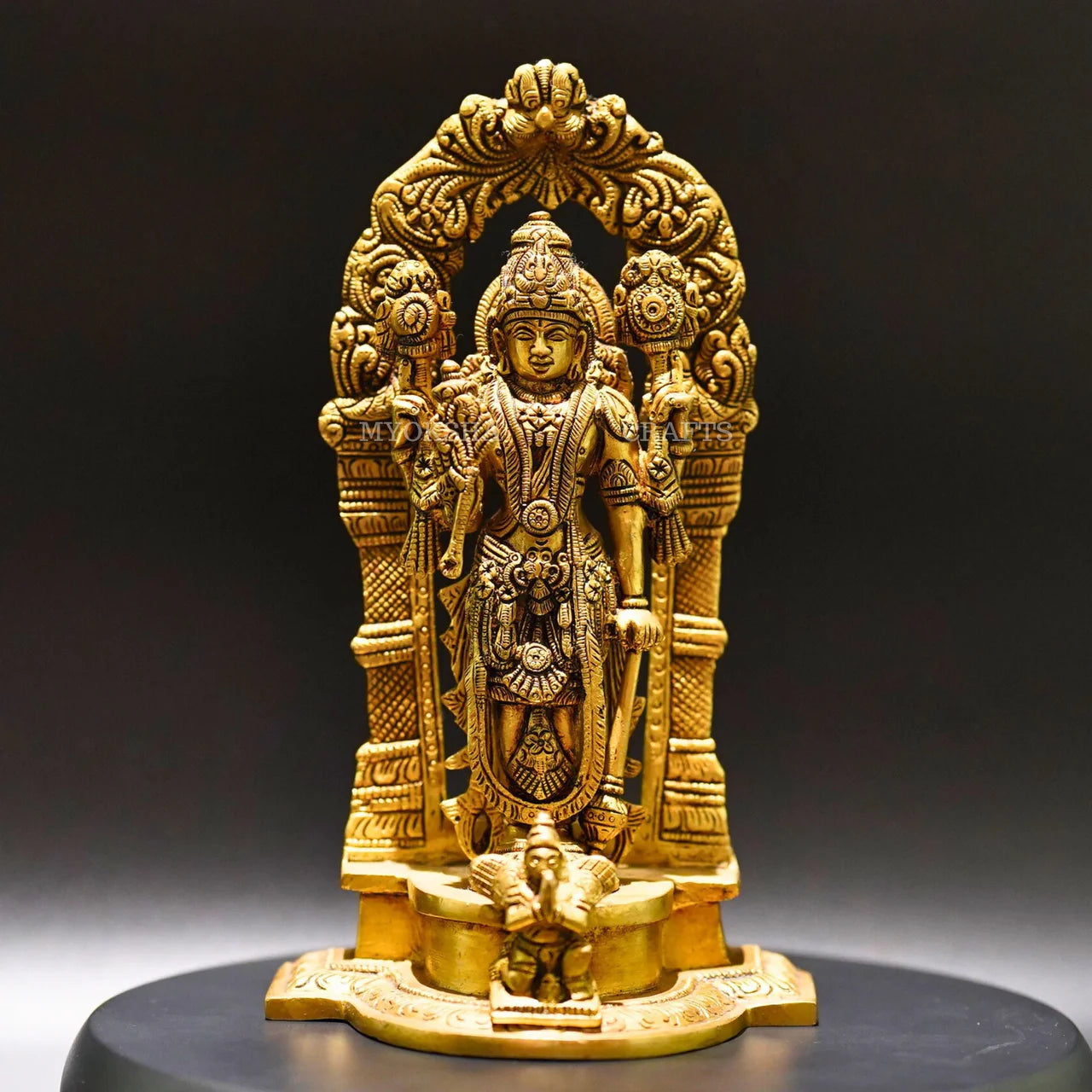 Brass Vishnu Statue - Sacred Presence for Spiritual Seekers Mytrendzcart