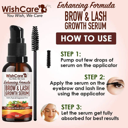 Wishcare Brow & Lash Growth Serum -30 ml Mytrendzcart