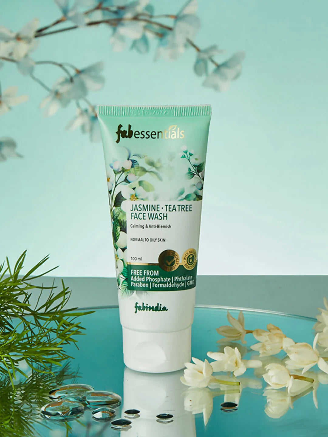 Fabessentials Jasmine Tea Tree Face Wash -100 ml Mytrendzcart