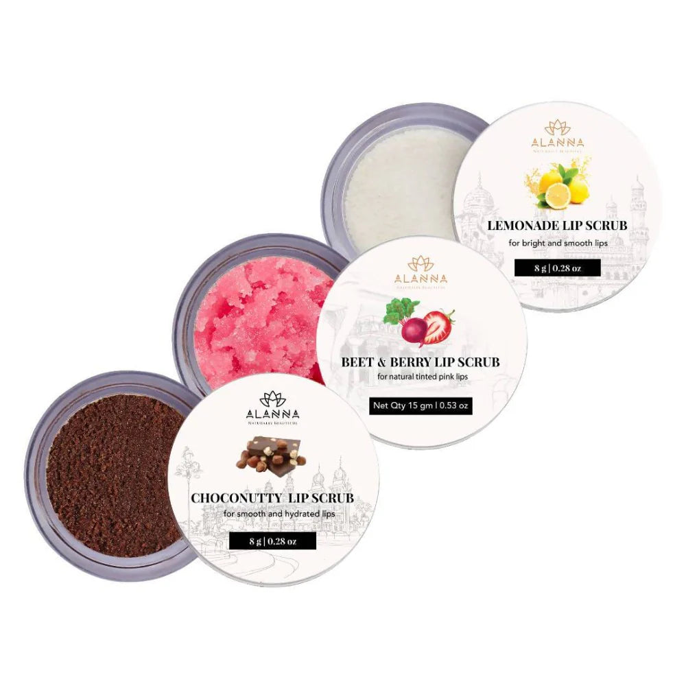 Alanna All Lip Scrubs Combo -Combo Mytrendzcart