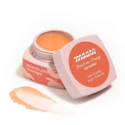 Maate Lip Butter | Packed with Vitamin C For Ultra Moisturized Lips | Enriched with Peach And Orange -8 gm Mytrendzcart