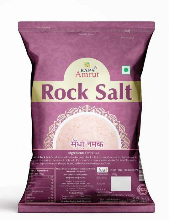 Baps Amrut Rock Salt -500 gm Mytrendzcart