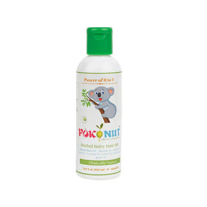 Pokonut Herbal Chemical Free Baby Hair Oil -100 ml Mytrendzcart