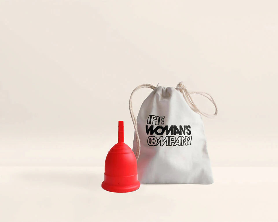 The Woman's Company Menstrual Cup -L (45mm*72mm) - Red Mytrendzcart