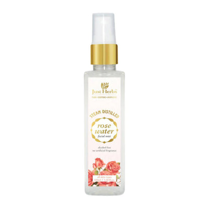 Just Herbs Steam Distilled Rose Water Facial Mist -100 m Mytrendzcart