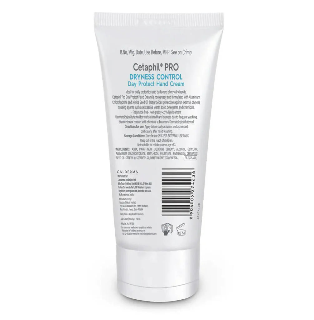 Cetaphil Pro Dryness Control Day Protect Hand Cream -50 ml Mytrendzcart