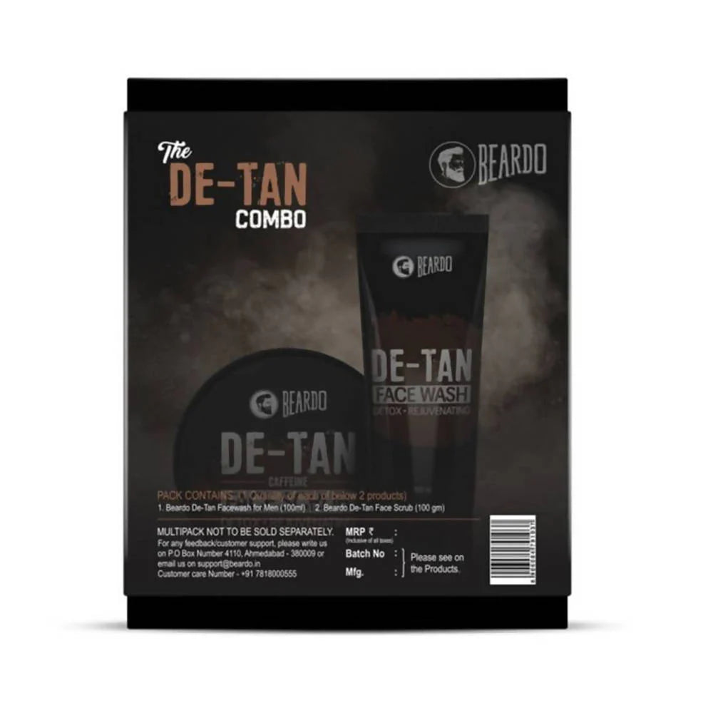 Beardo De-Tan Face Wash And De-Tan Face Scrub Combo Gift Box -Combo Mytrendzcart