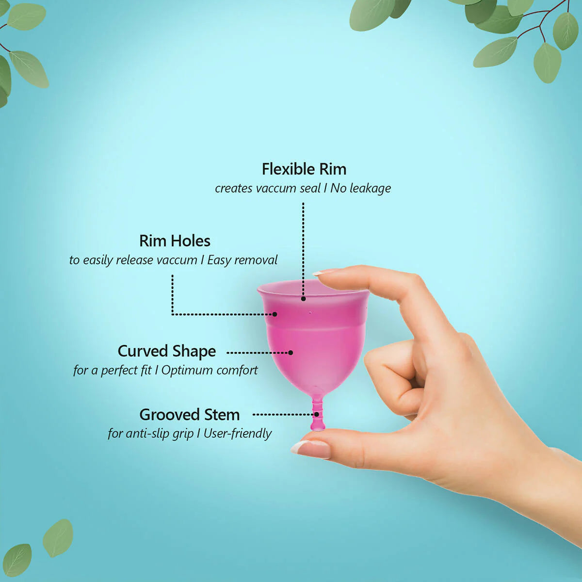 Floren Menstrual Reusable Cup -Tiny Mytrendzcart