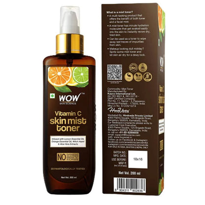 Wow Skin Science Vitamin C Skin Mist Toner Mytrendzcart