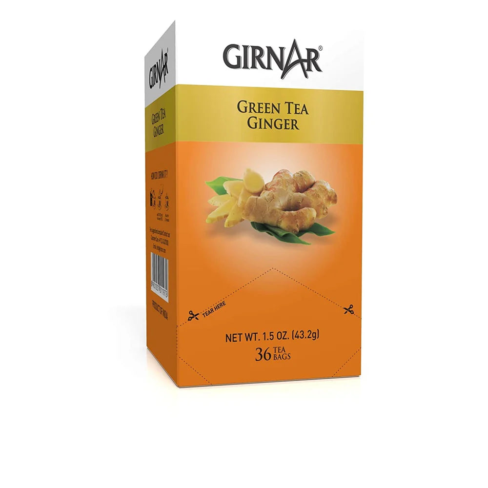 Girnar Green Tea Ginger -36 Tea Bags Mytrendzcart