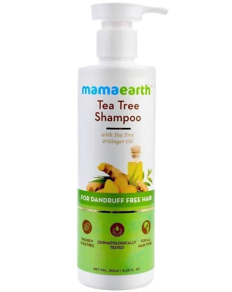 Mamaearth Tea Tree Anti Dandruff Shampoo + Hair Oil For Dandruff Free Hair Combo Mytrendzcart