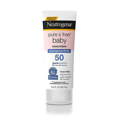 Neutrogena Pure & Free Baby Sunscreen Broad Spectrum SPF 50 -88 ml Mytrendzcart