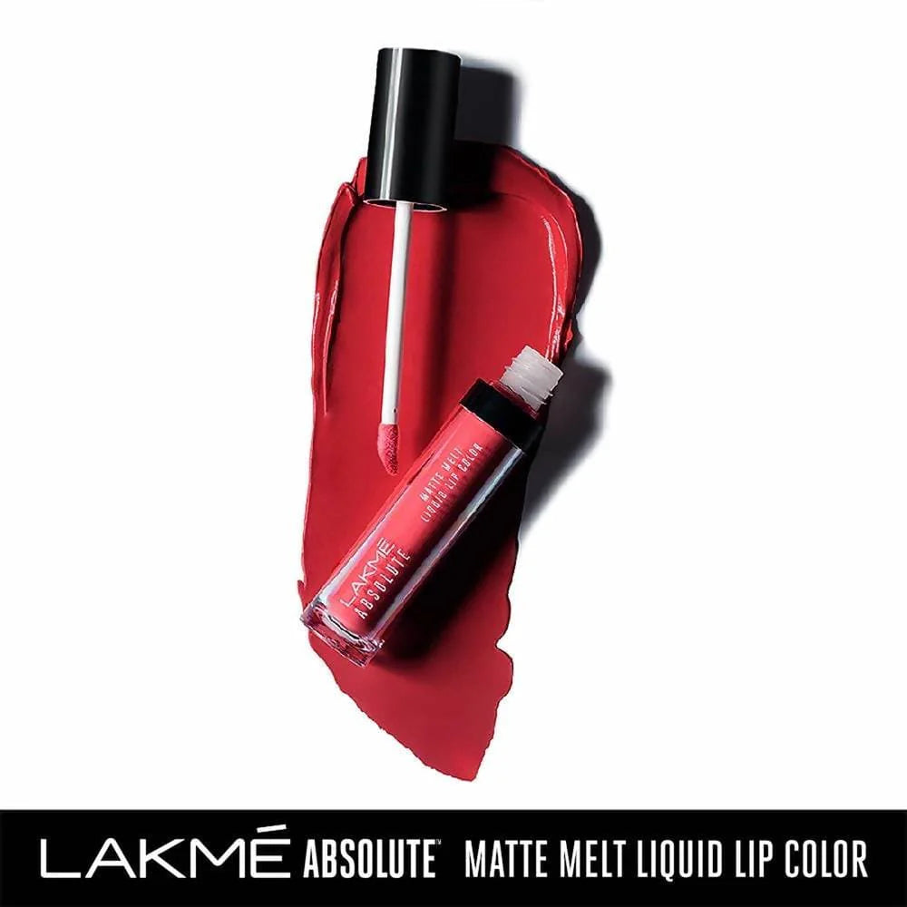 Lakme Absolute Matte Melt Liquid Lip Color - Rhythmic Red Mytrendzcart