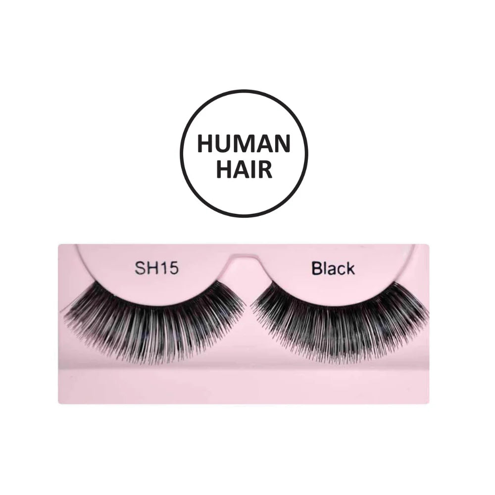 Glamgals Hollywood-U.S.A Stylish Black Soft Thick Reusable False Eye Lashes -2.2 gm Mytrendzcart