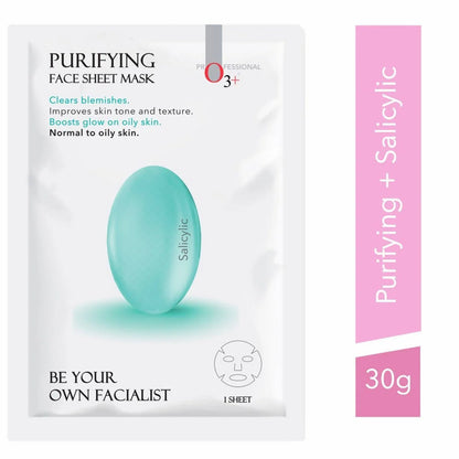 Professional O3+ Facialist Purifying Face Sheet Mask -30 gm Mytrendzcart