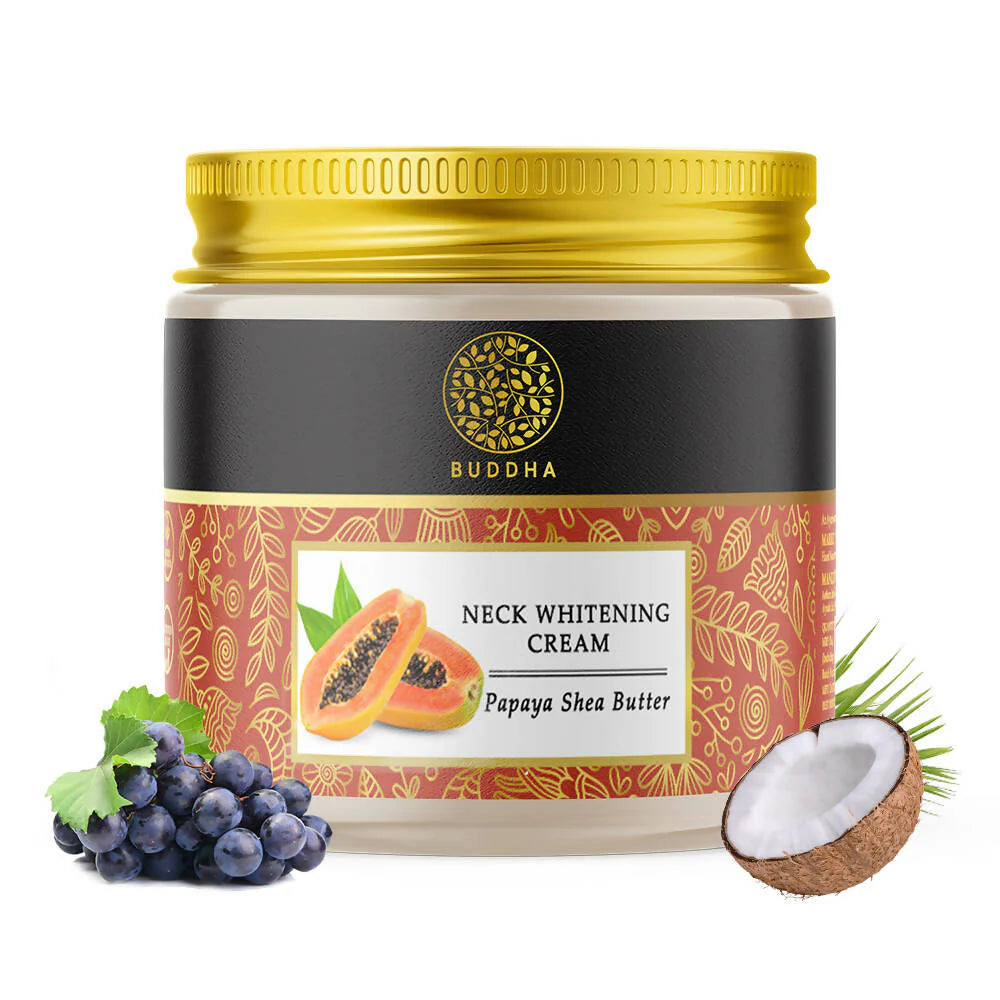 Buddha Natural Neck Whitening Cream - Help With Dark Spots, Age Spots In The Neck Area -75 gm Mytrendzcart