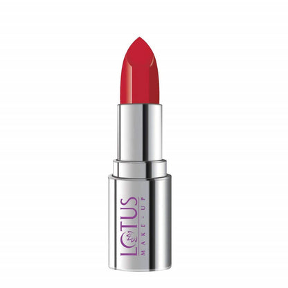 Lotus Makeup Ecostay Butter Matte Lip Colour - Tangy Red (4 Gm) -4 Gm Mytrendzcart