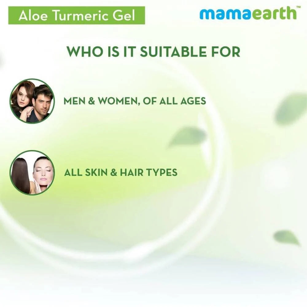 Mamaearth Aloe Turmeric Gel For Skin & Hair -150 ml Mytrendzcart